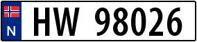 Truck License Plate